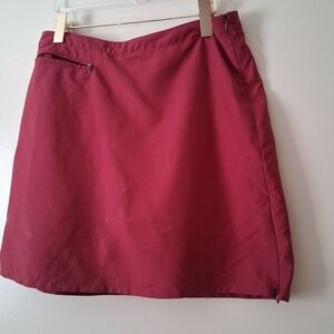 Patagonia Mini Skirt in Deep Wine Red